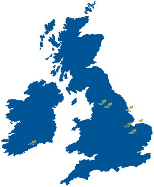 Hain Daniels location marker